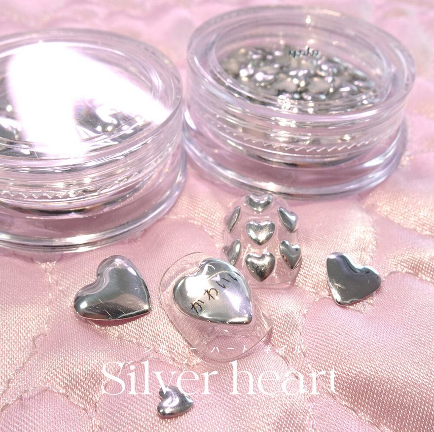 YOLOBITCH - MINI SILVER HEART CHROME (100 pcs)