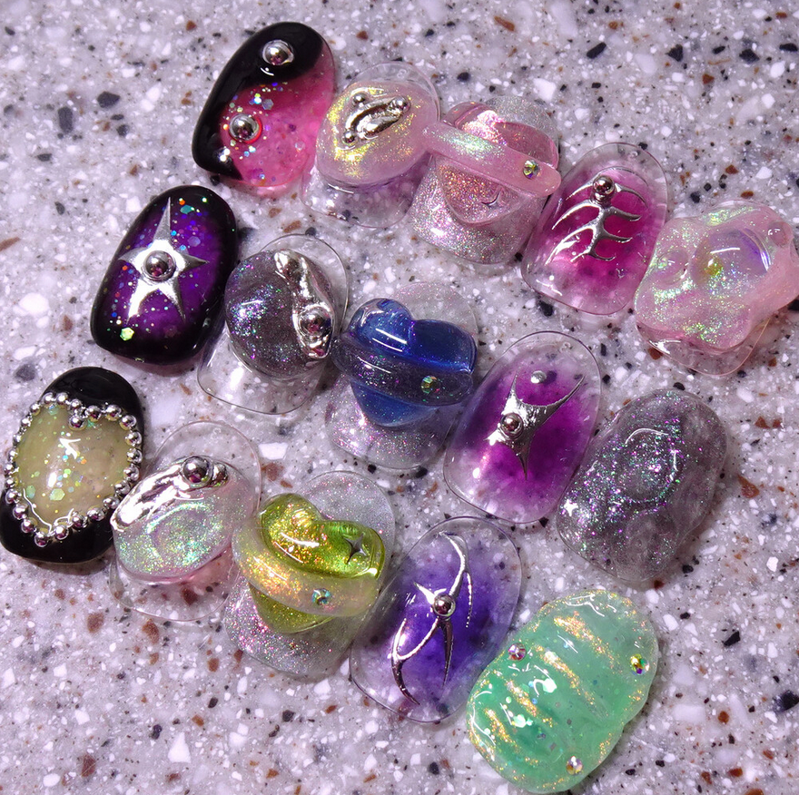 YOLOBITCH - Y2K CYBER MERCURY 3D GEL (3 COLORS)